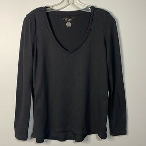 American Eagle Black Soft and Sexy Plush Light Sweater Size Small NWOT